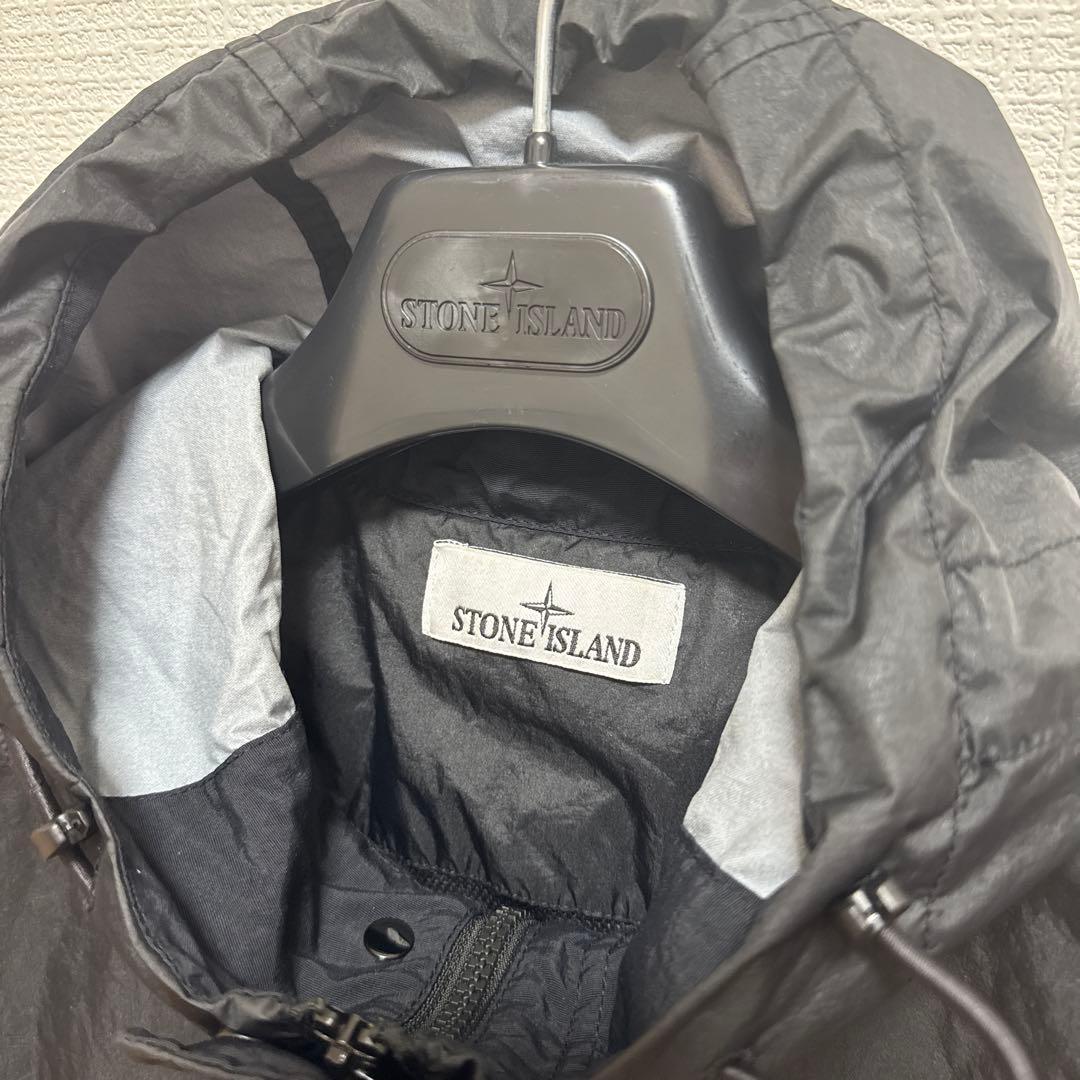 STONE  ブラックナイロンジャケット