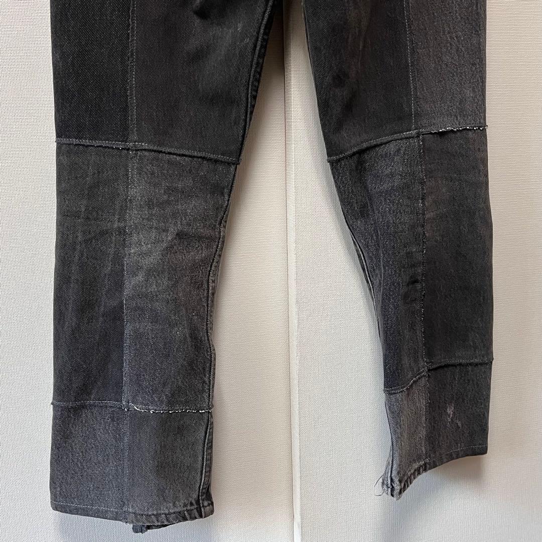 ソロイスト soloist 再構築デニム　44 ブラック