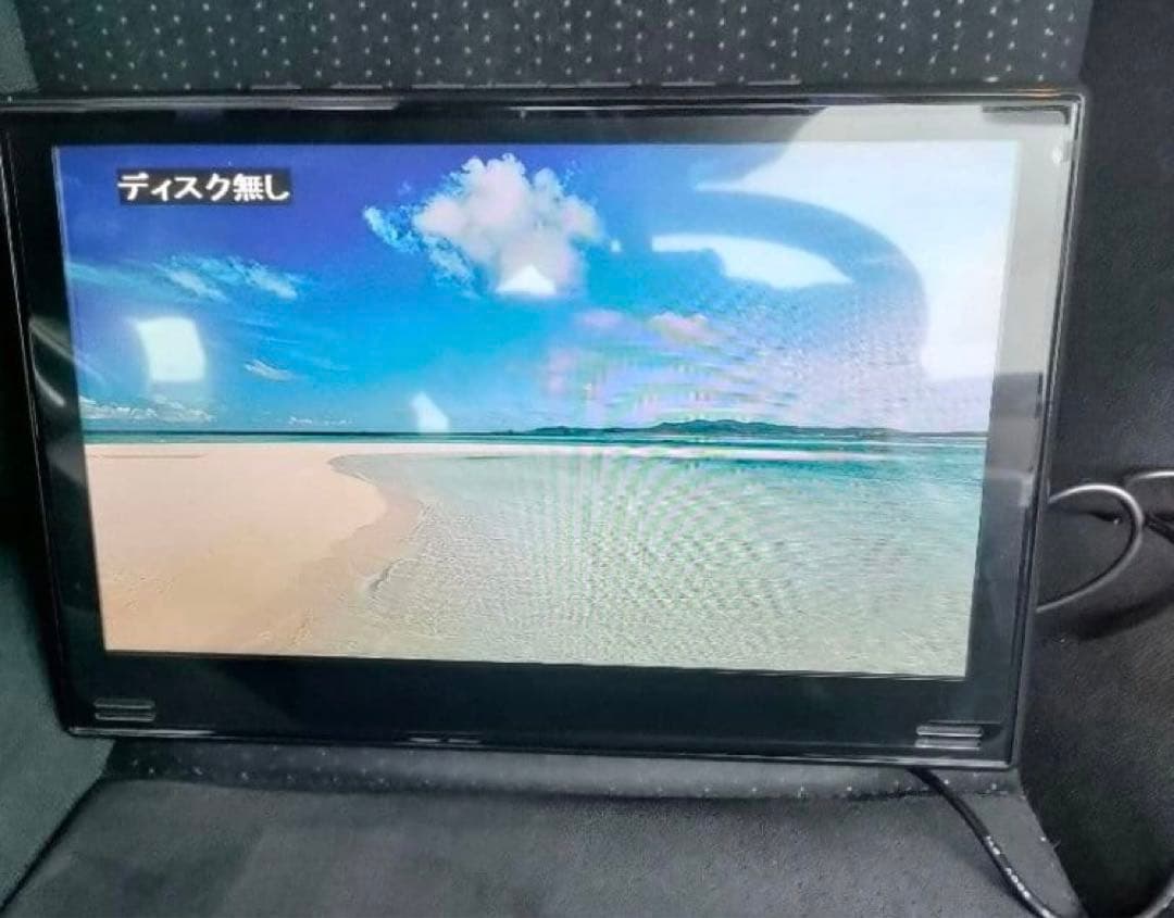 DVDプレイヤー内蔵11.6インチヘッドレストモニター　車載