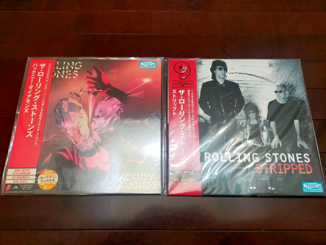 2*0様 The Rolling Stones 2タイトルレコードセット未使用新
