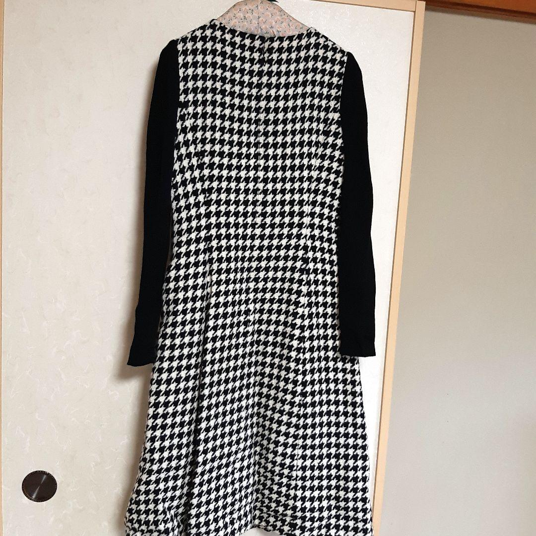 M'S GRACY ハウンドトゥース柄 ワンピース 40