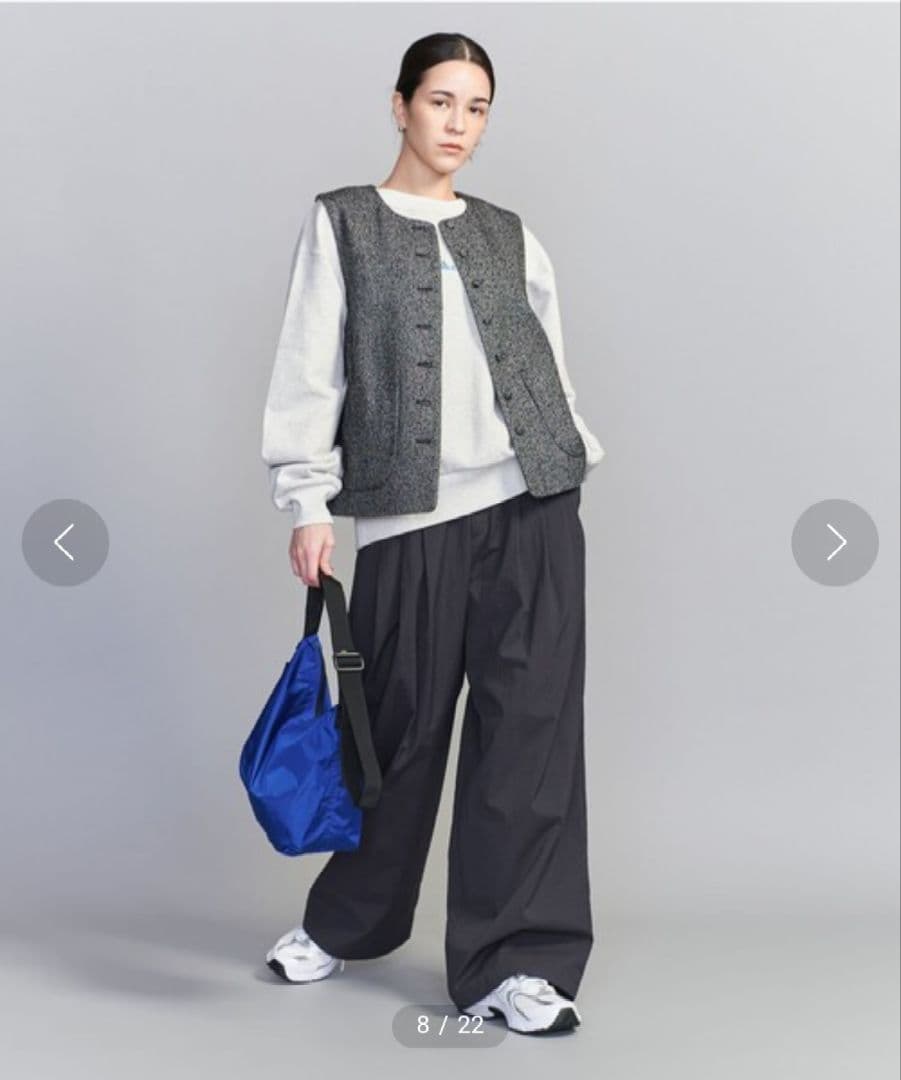 beauty＆youth ツイードライク ベスト