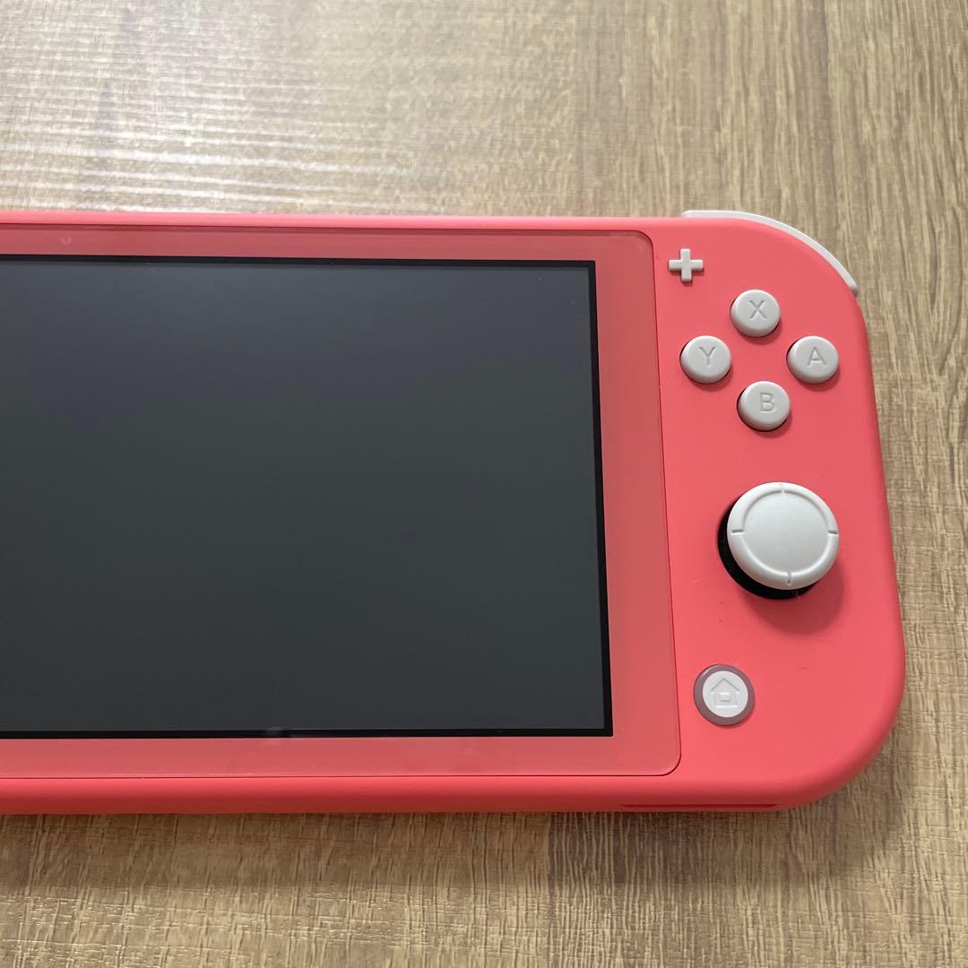 任天堂 Switch Lite コーラルピンク 本体 充電器・ケース付き