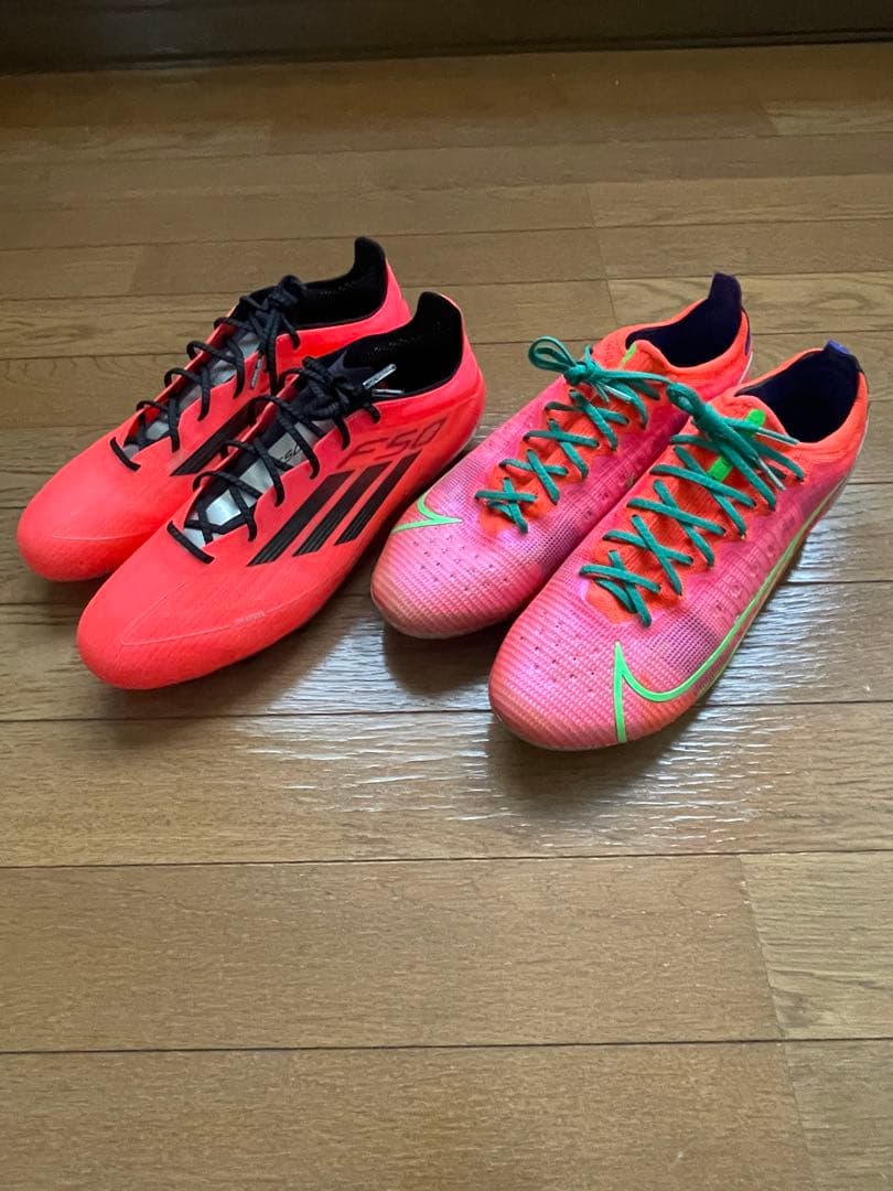 adidas F50 エリートHG& Nike Mercurial 14 AG