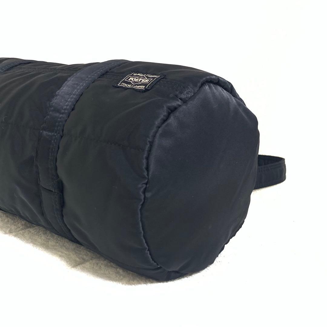 未使用級 PORTER ポーター タンカー　ミニボストン ダッフルバッグ 黒 L