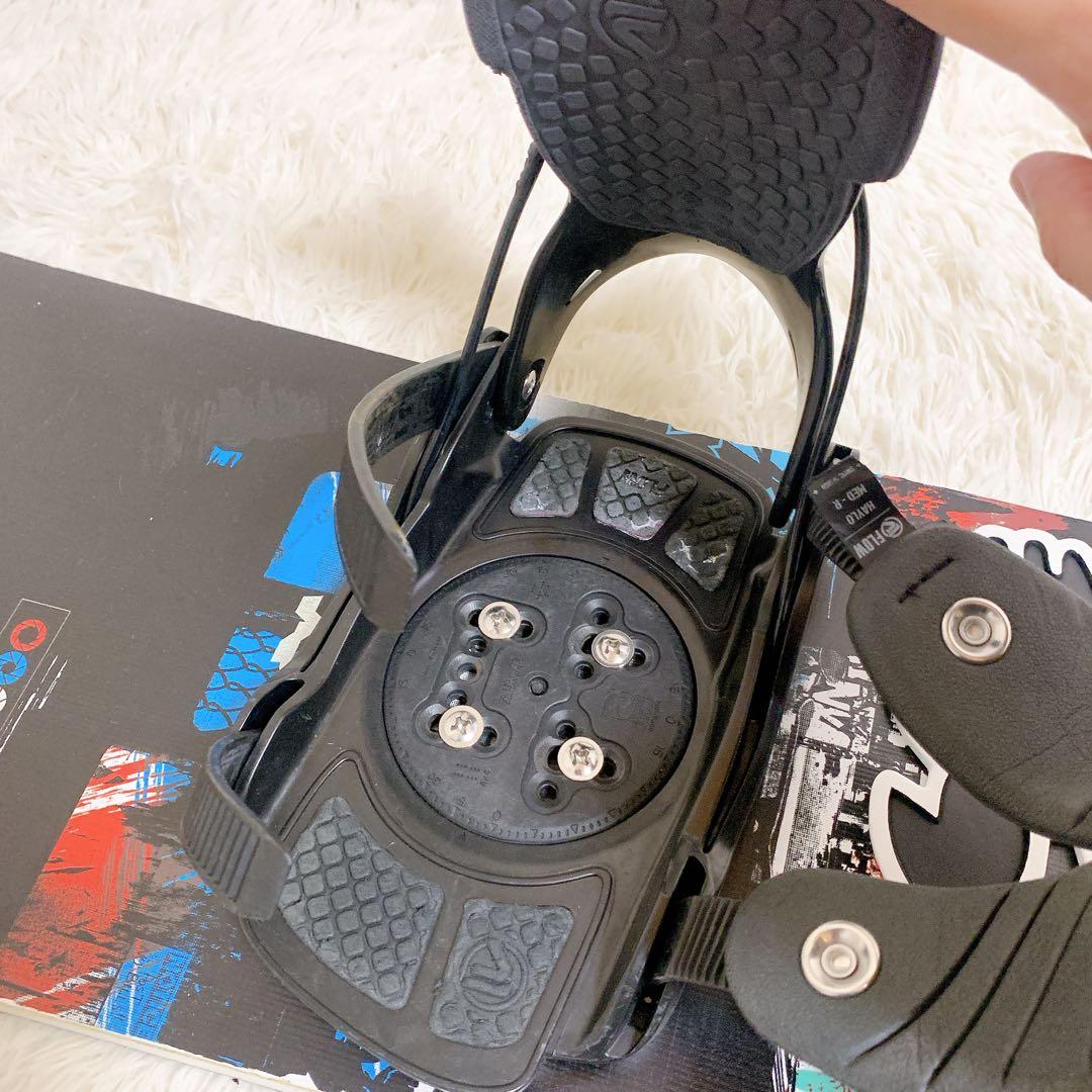 RIDE 156 AGENDA FLOW M スノーボードセット 3点セット