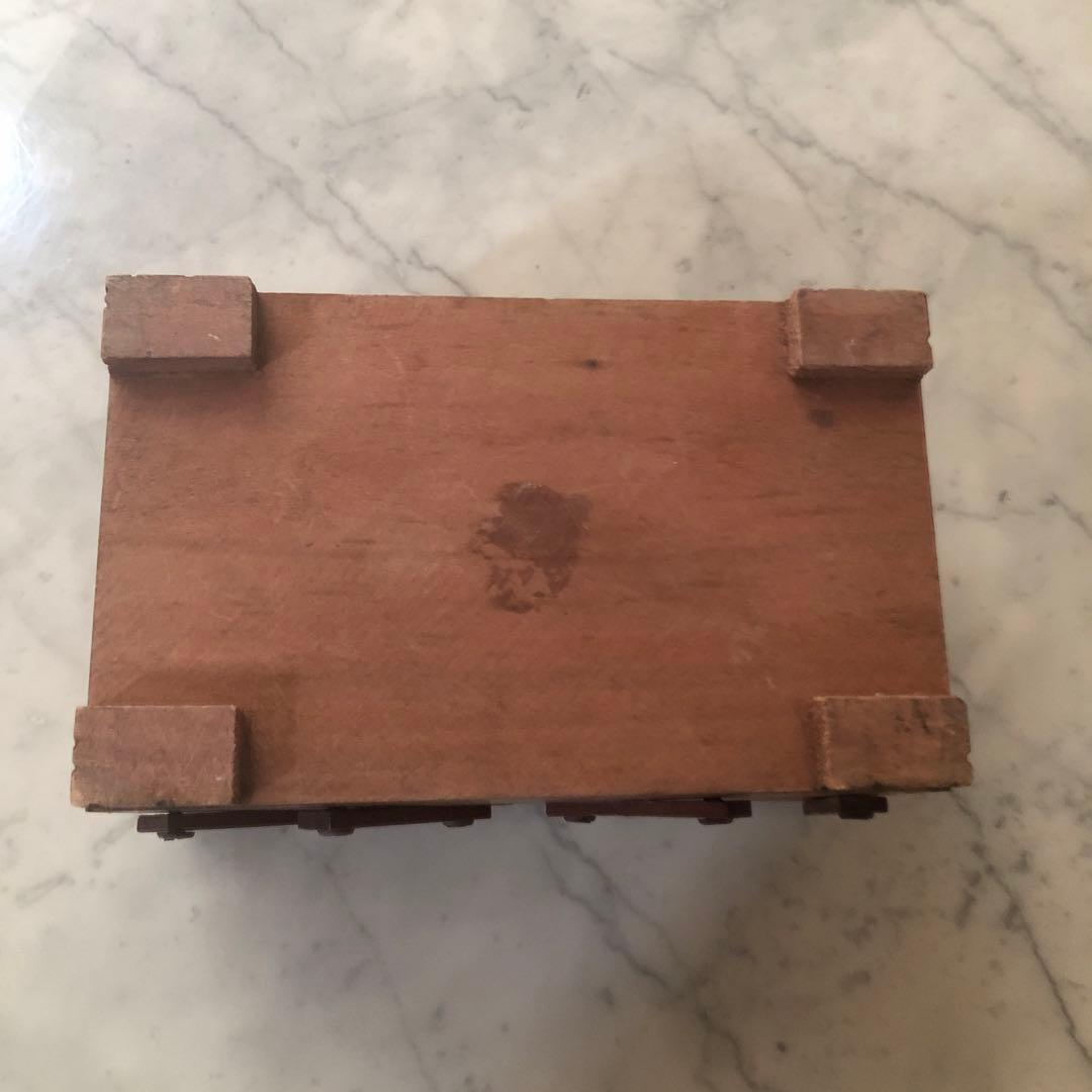 フランス　アンティーク　ヴィンテージ　ソーイングボックス　裁縫箱　木箱