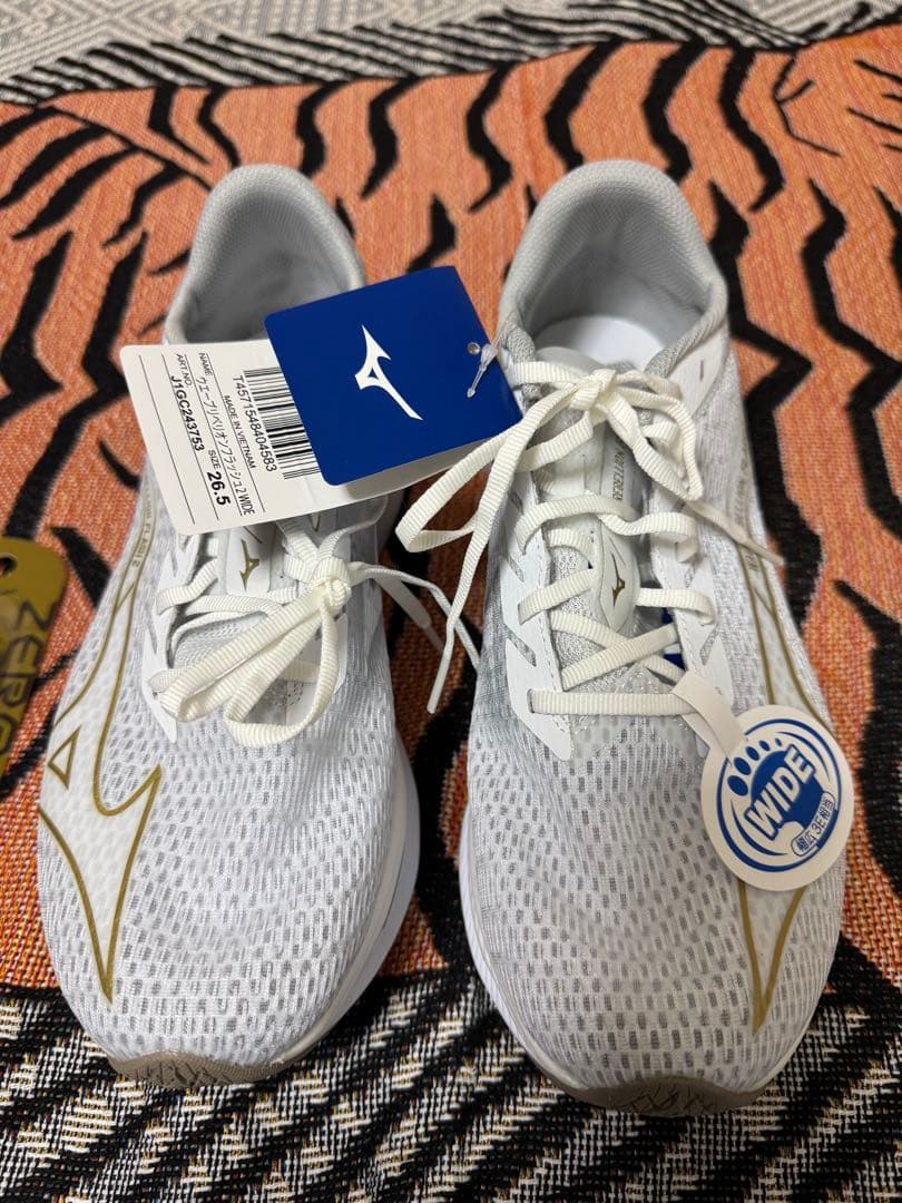 新品 ミズノ ウェーブリベリオンフラッシュ2 Wide 26.5