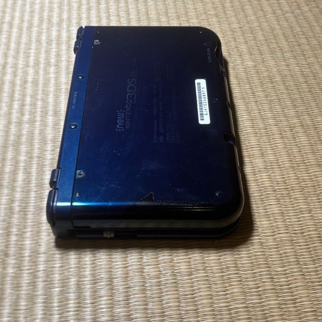 美品 New Nintendo 3DS LL メタリックブルー 動作良好 充電器
