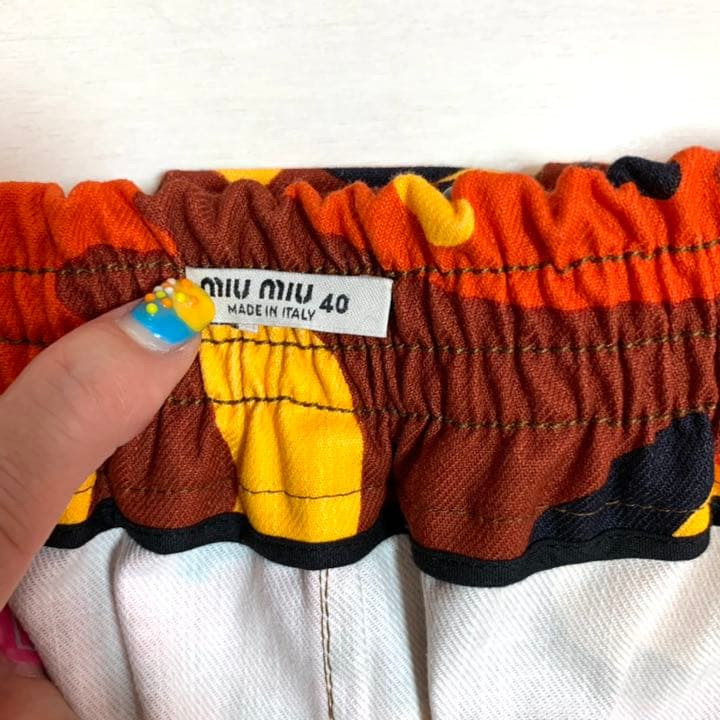 ミュウミュウ　miumiuスカート40