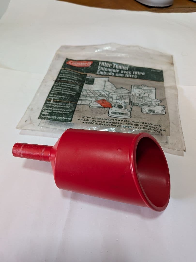 オプティマス8R　おまけ付:パッキン、フューエルファネル、白熊印固形燃料空き缶付