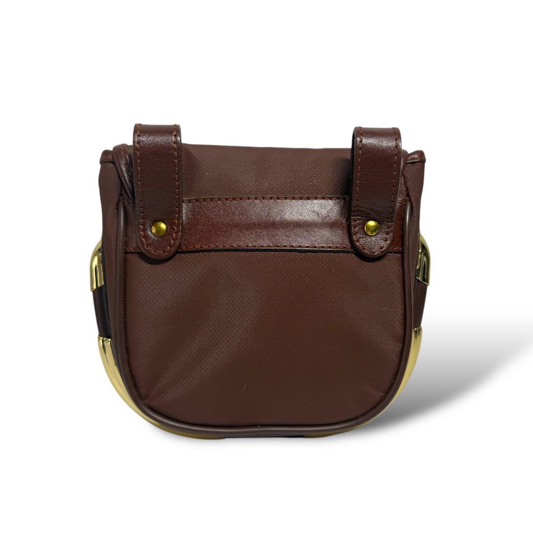 【美品・希少】ピエログイディ リナボールド 小型 ウエストバッグ ブラウン