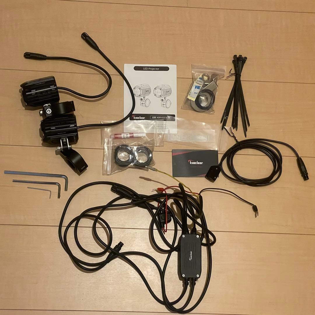 Kaedear KDR-K10-W30 LEDフォグランプ　バイク　だいず