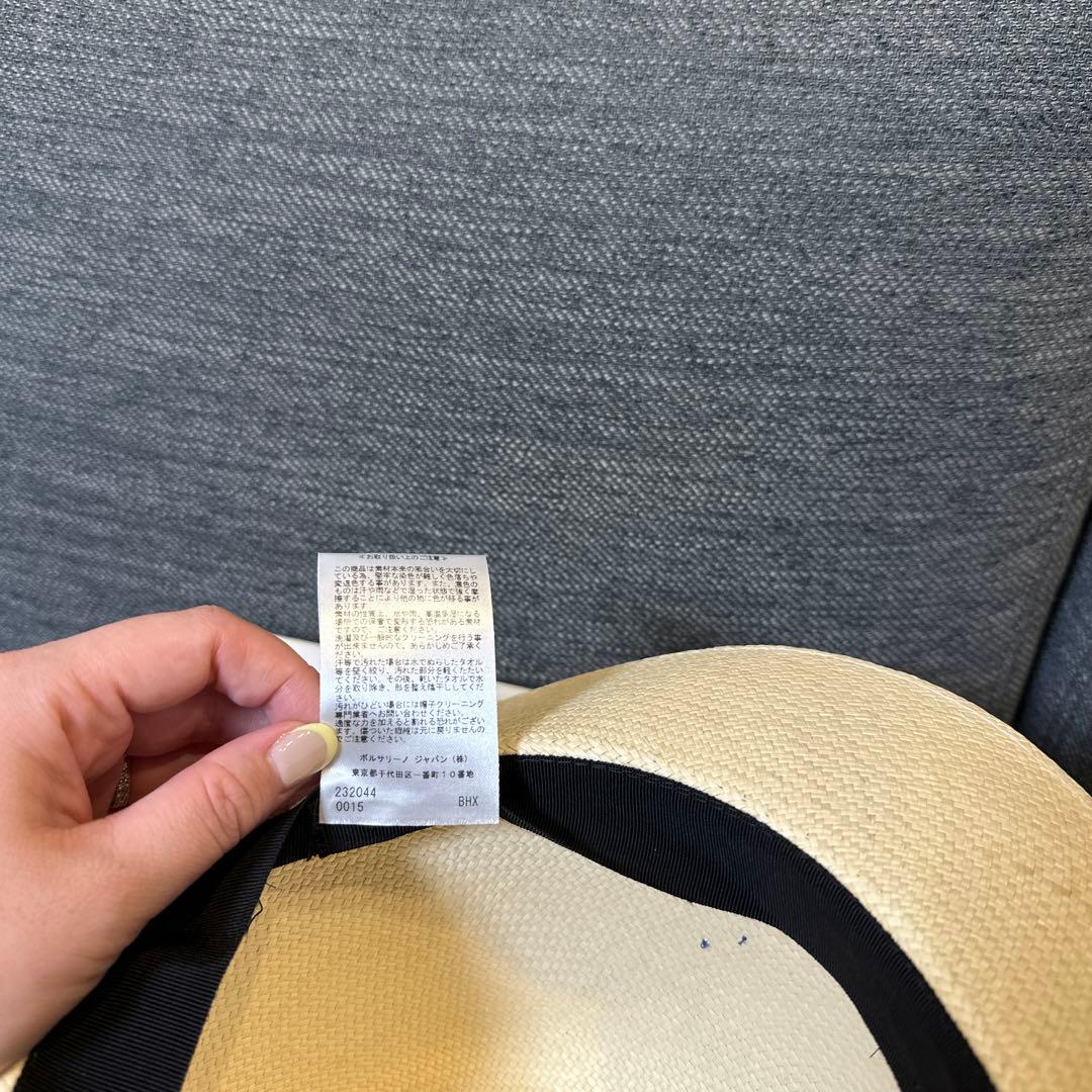 【新品未使用】borsalino ボルサリーノ パナマハット サイズM