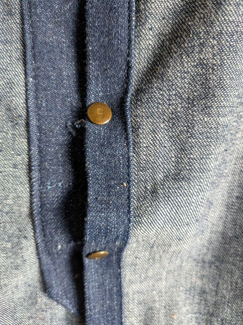 60s　70s　ヴィンテージ　デニム　オーバーオール　ミントコンディション　真紺