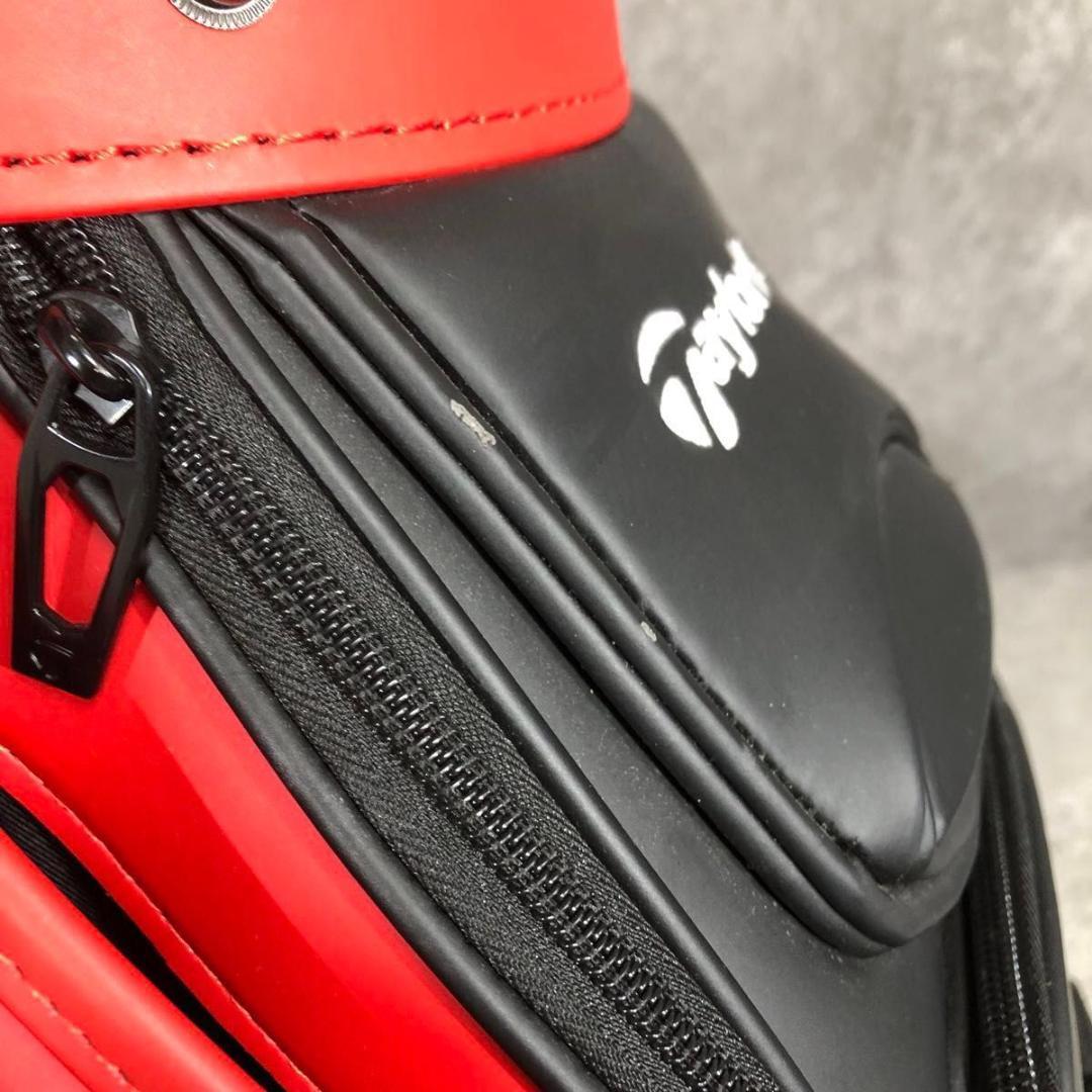 美品 TaylorMade テイラーメイド ステルス キャディバッグ レッド