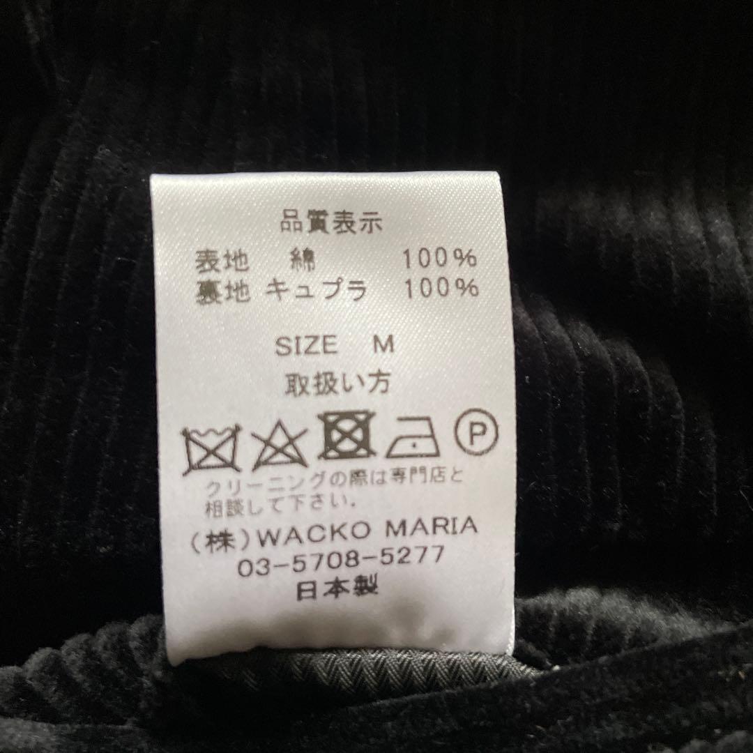 ぼんこ　ワコマリア　黒 コーデュロイ パンツ　　 ブラック