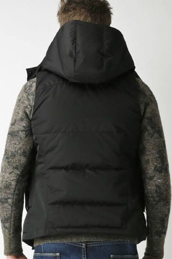 定価7万程　wjk ダウンベスト riri 白タグフード　2way 着脱可　高級