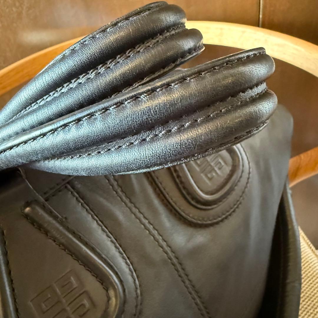 GIVENCHY メンズ 2way レザーボストンバッグ ナイチンゲール