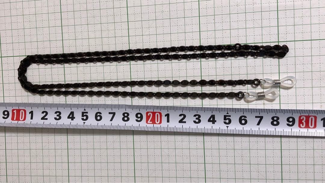 べっ甲　黒甲　メガネチェーン