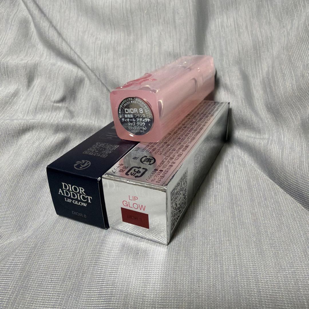 3本 新品未使用 ディオール アディクトリップグロウ リップバーム ディオール8