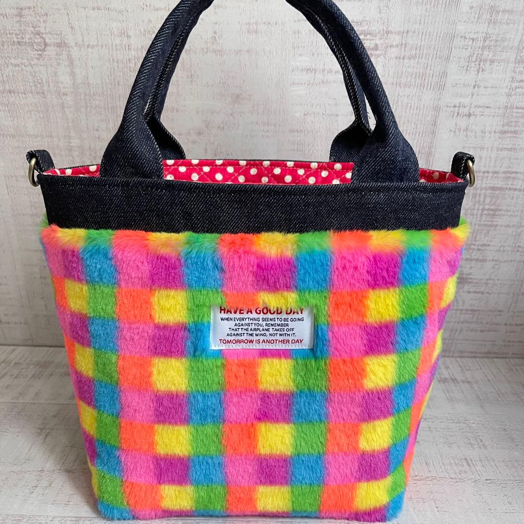 ゆ*ら様 ファー＊トートバッグ＊コヤンイサムチョン