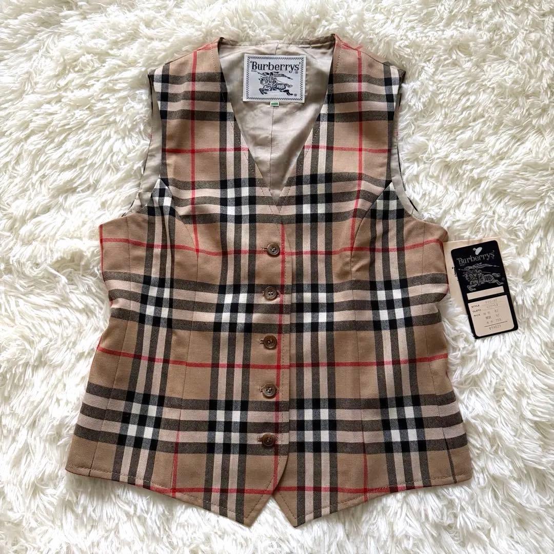 新品タグ付✨90’s Burberrys バーバリーノバチェック ジレ　ベスト