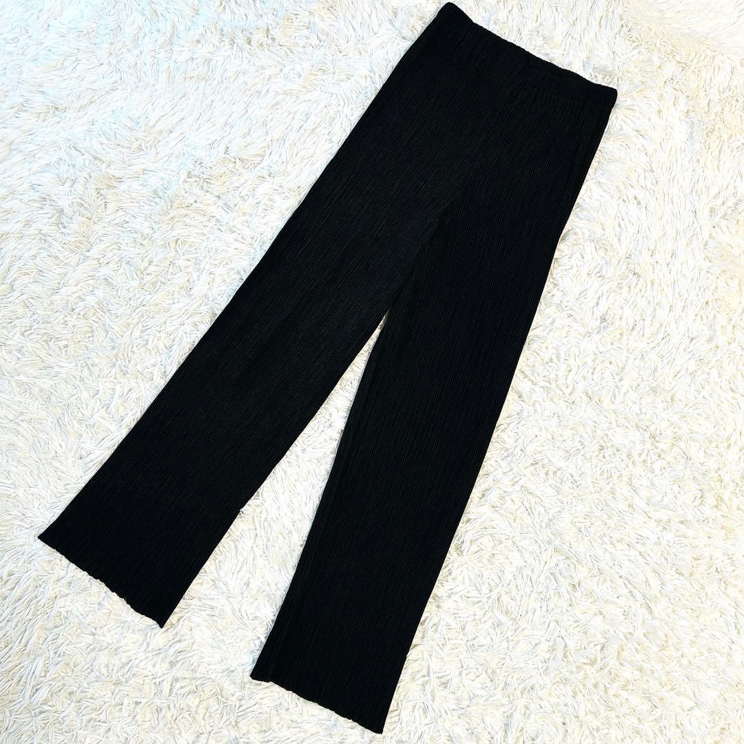 プリーツプリーズ イッセイミヤケ パンツ ブラック