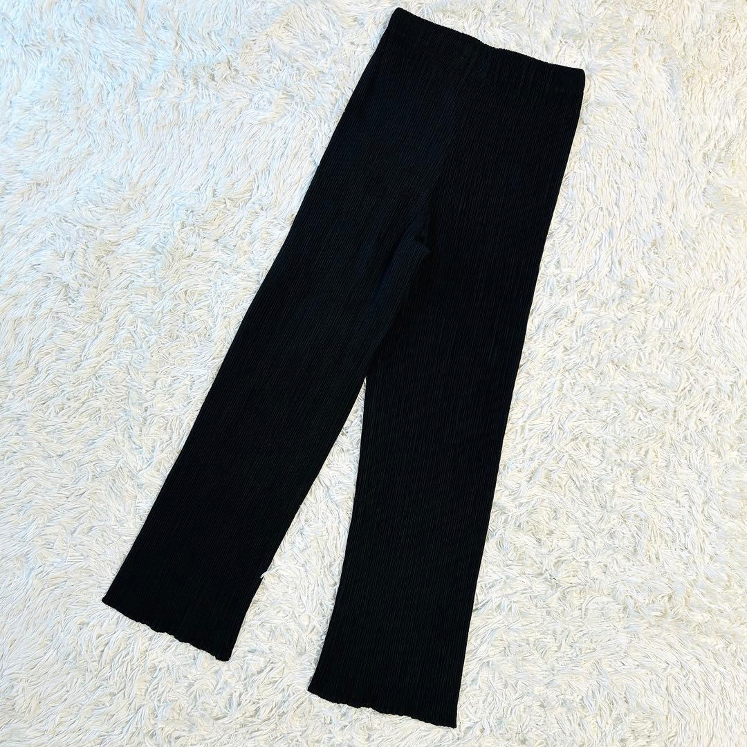 プリーツプリーズ イッセイミヤケ パンツ ブラック