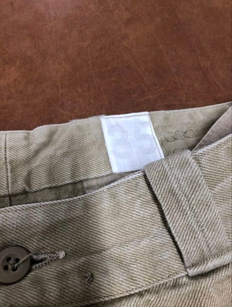 実物　フランス軍m52 チノパン　35サイズ　名作