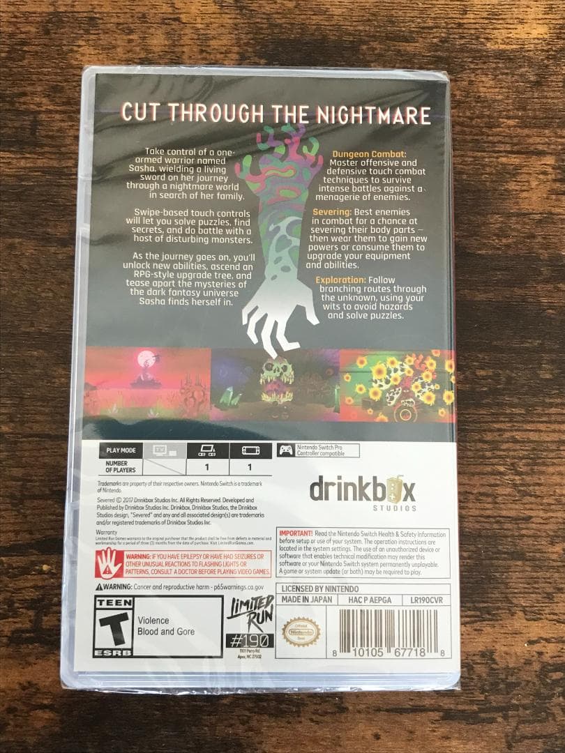 Severed Switch スイッチ　セヴァード