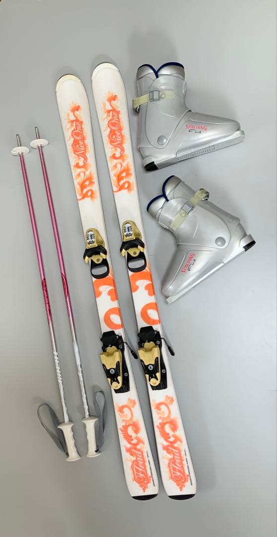 HEAD ジュニアスキーセット　板127cm／ブーツ24cm