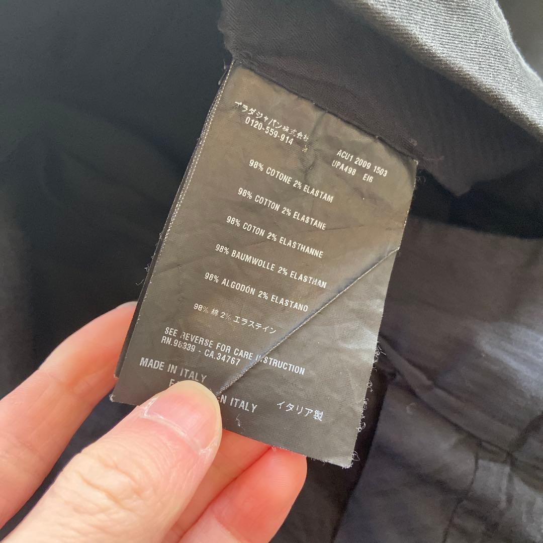 2009 prada プラダ 黒 スラックス 00s