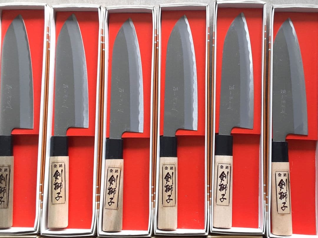 日本製三徳、菜切り包丁セット１２P