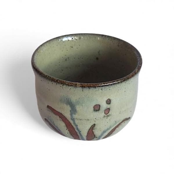 中村芳楽 作 天月窯 急須 湯呑 セット 竹製茶托付き 陶芸 茶器 煎茶器