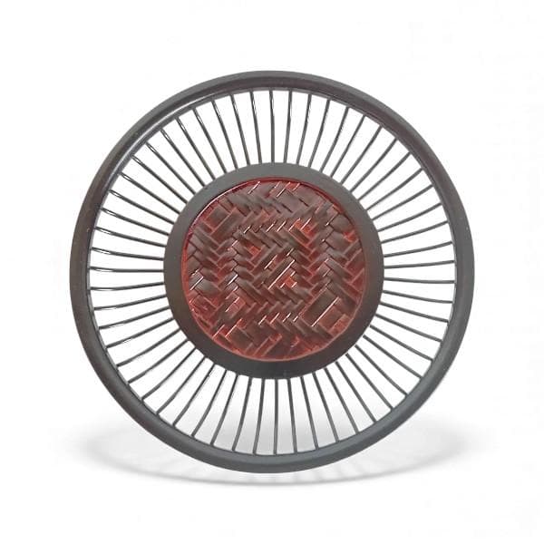 中村芳楽 作 天月窯 急須 湯呑 セット 竹製茶托付き 陶芸 茶器 煎茶器