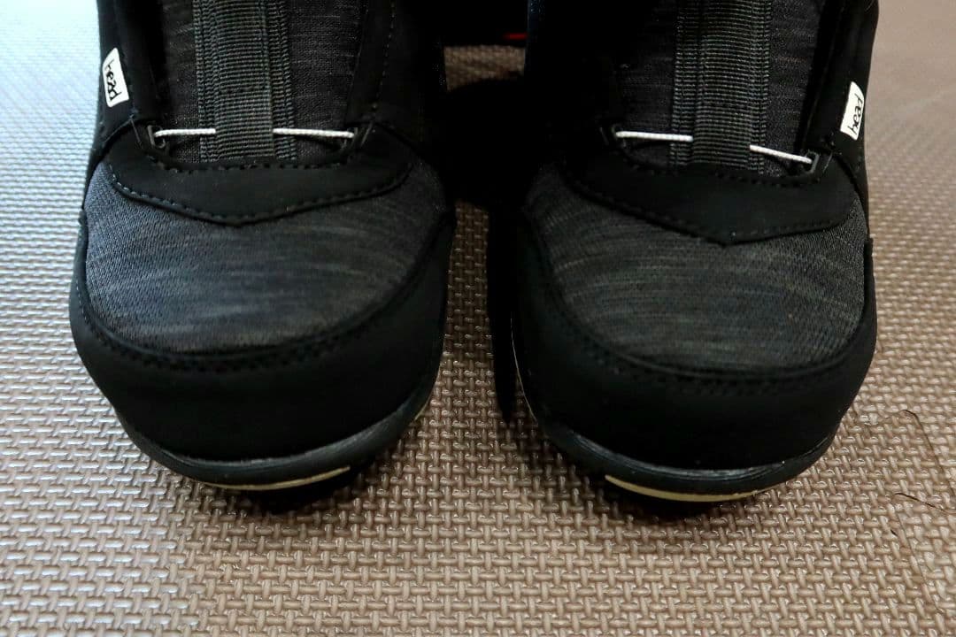 女性用スノーボードブーツ ボアシステム ブラック