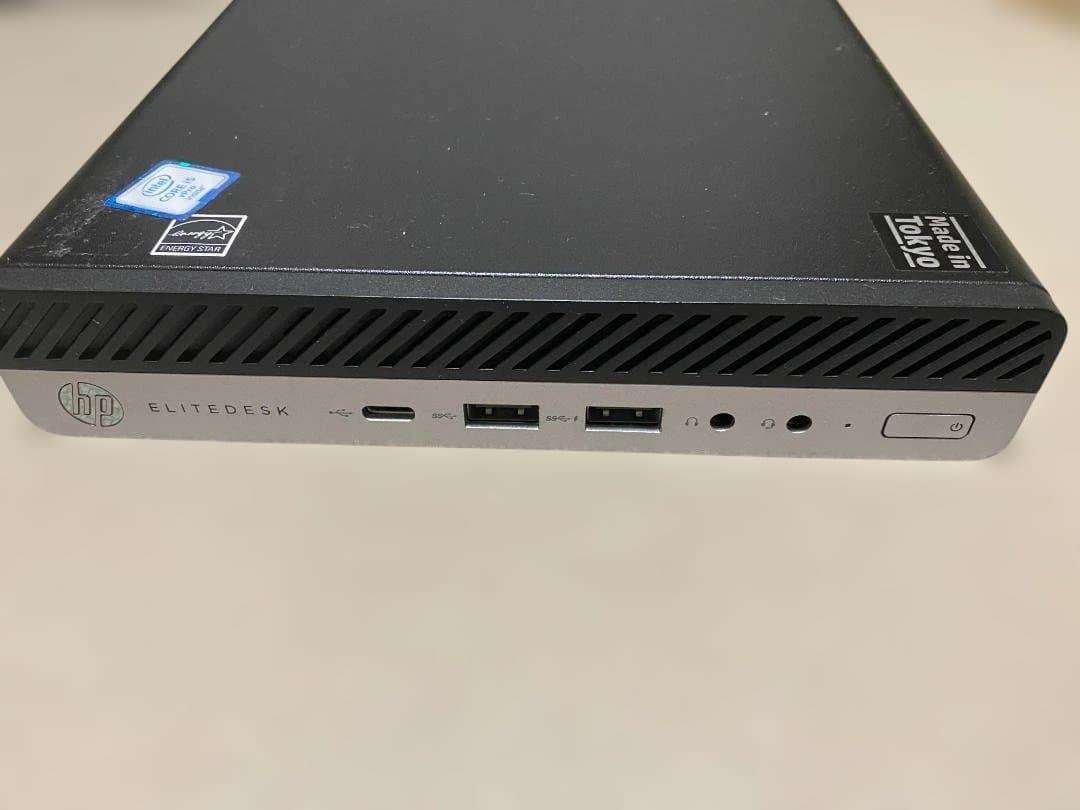 HP EliteDesk 800 G3 DM SSD搭載 メモリ8GB