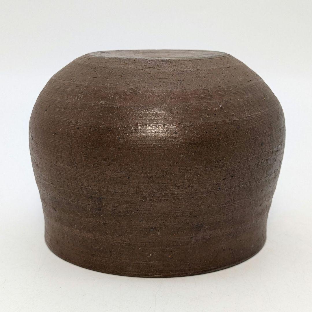 初代藤田龍峰 備前焼 建水 合箱 抹茶道具 茶器 食器 容器 茶こぼし 在銘