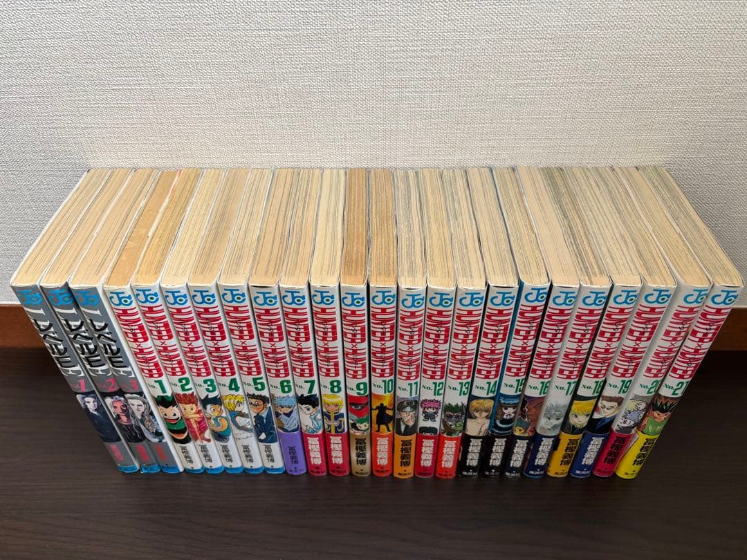 HUNTER×HUNTER 1〜38巻 全巻初版 帯 チラシ レベルE 全初版