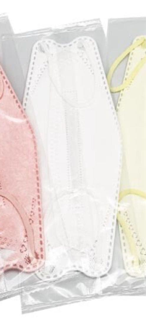 4層立体マスク個包装30枚【48箱】ホワイト