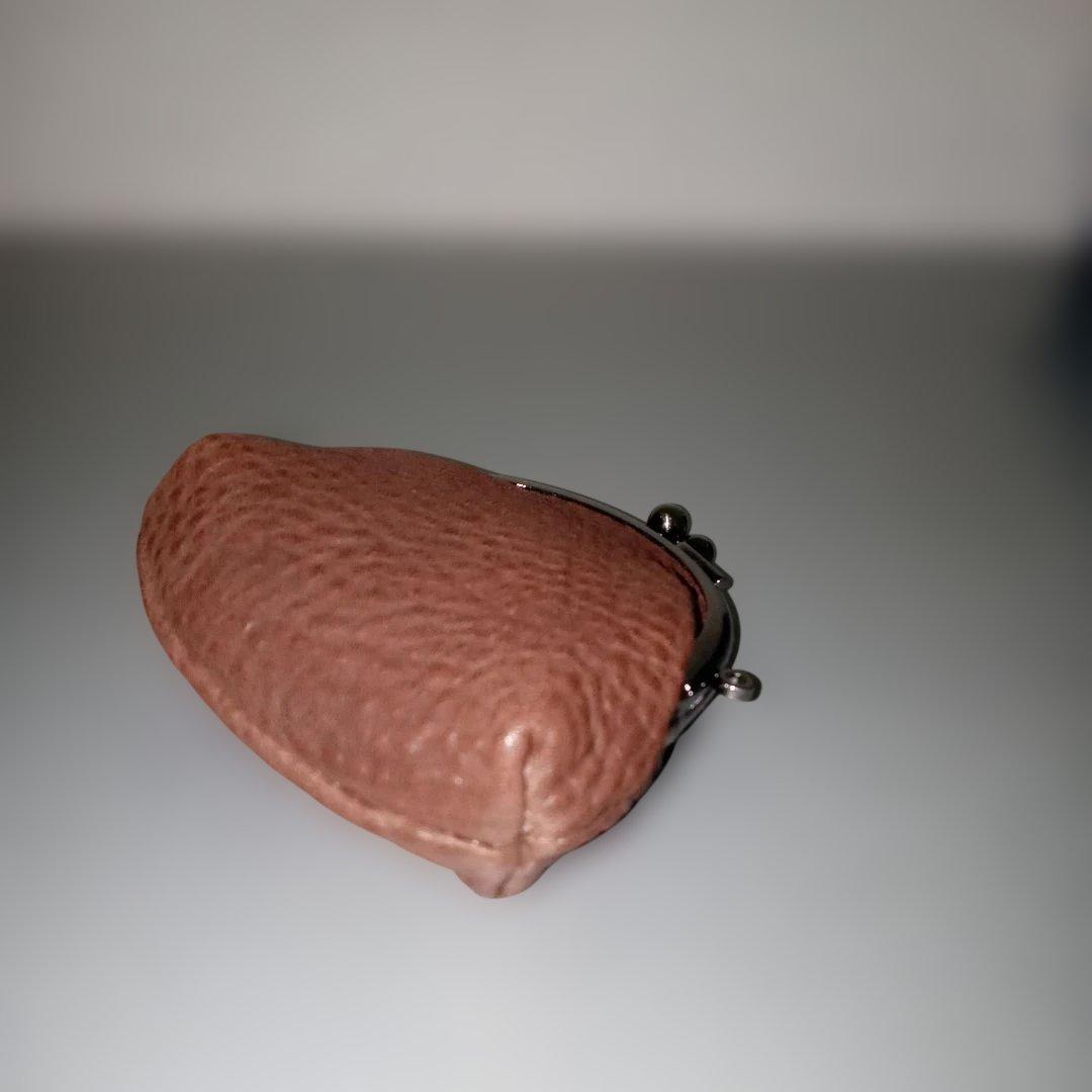 土屋鞄　トーンオイルヌメ　がま口　ミニがま口　小銭入れ　ケース　ブラウン