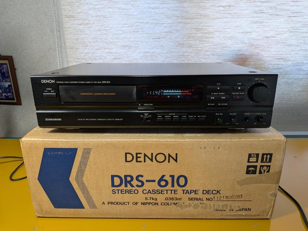DENON DRS-610 ステレオカセットデッキ