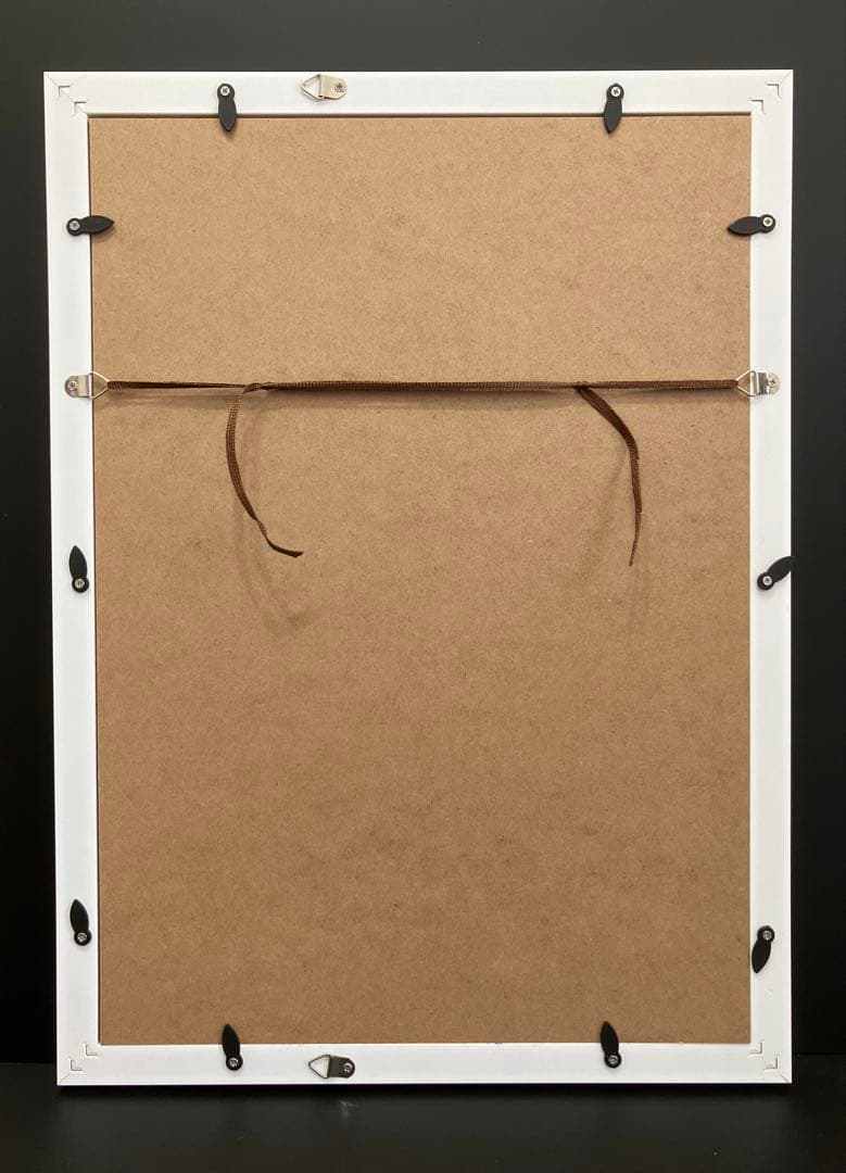 原画　花　額付き　静物画　絵画　アクリル画　現代アート　手描き　一点物