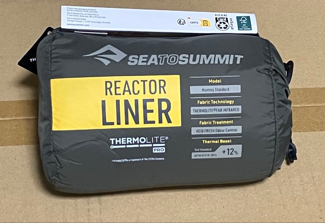 柊@シアノン )シートゥーサミット リアクター ライナ (サーモ インナー