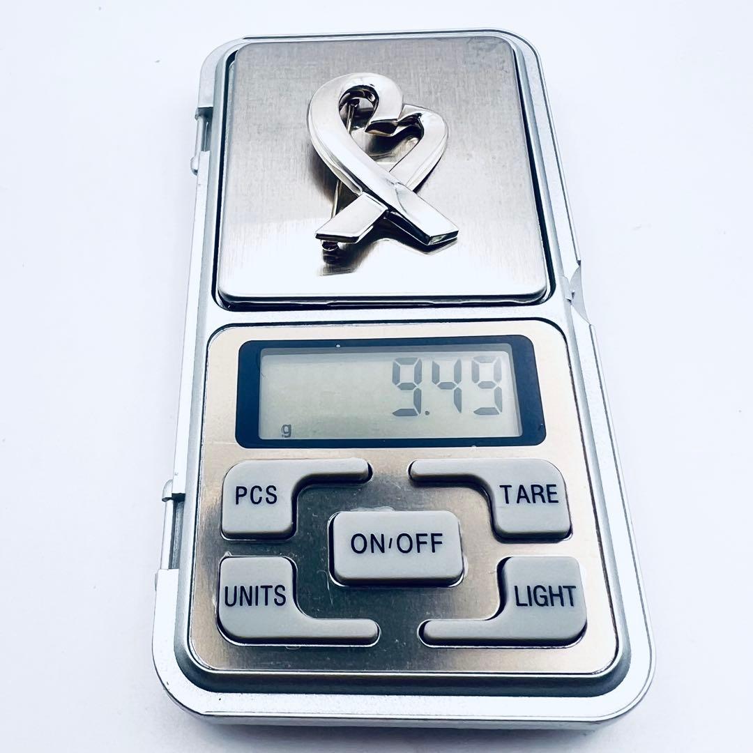 美品✨ティファニー　ラビングハート　パロマピカソ　シルバー　ピンブローチ