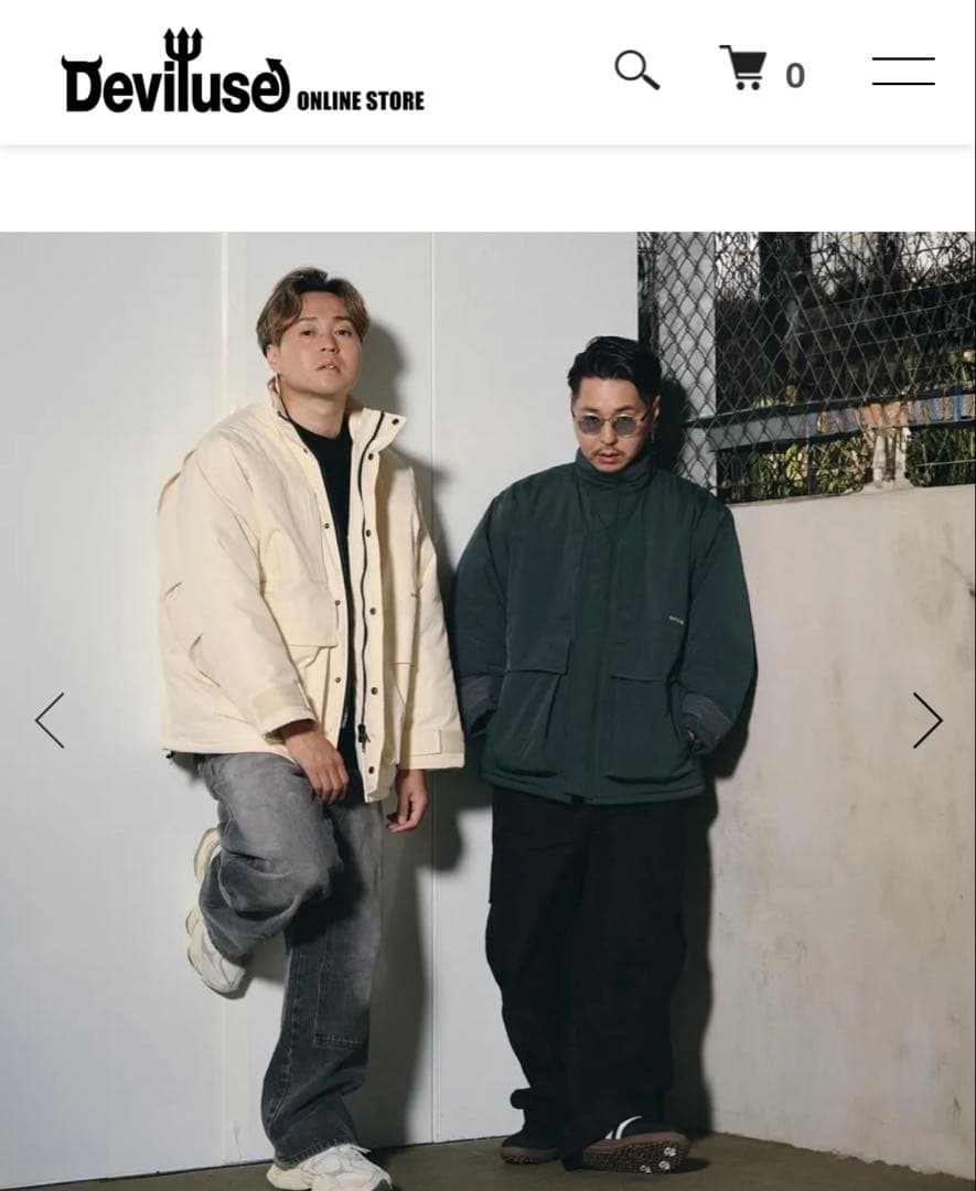 アウターDeviluse デビルユース 2025冬新作ELLEGARDEN好きに