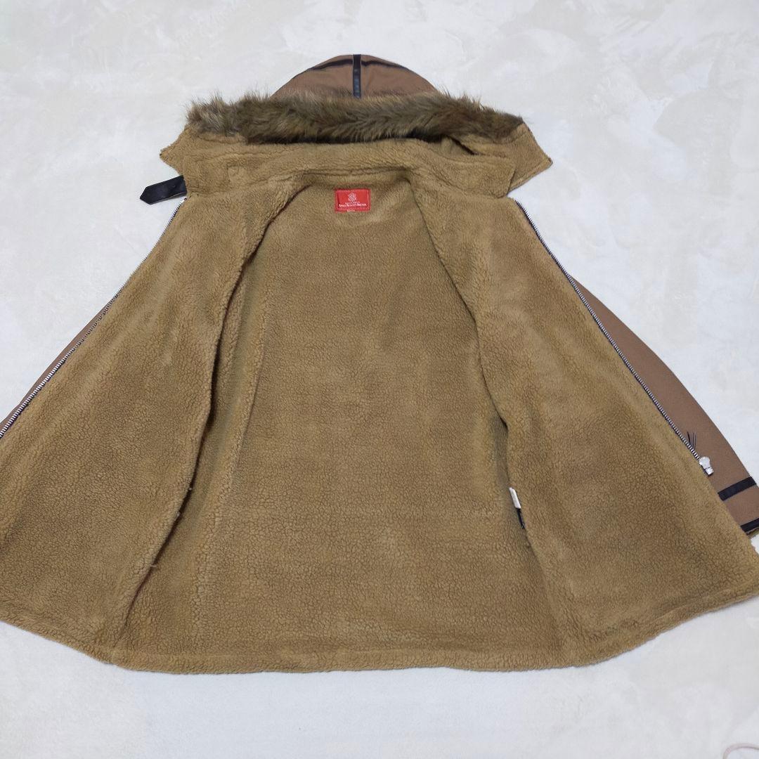 AVIREX　コットン×牛革　B−7　アラスカンコート　Lサイズ