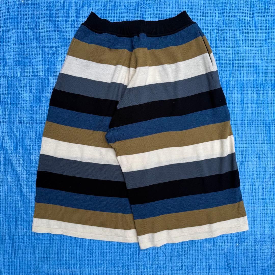 loewe ボーダーニットショートパンツ　made in Italy