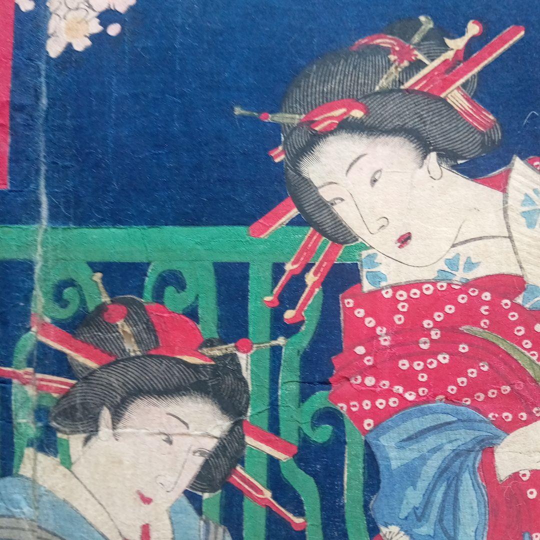 浮世絵版画「品川楼之図」